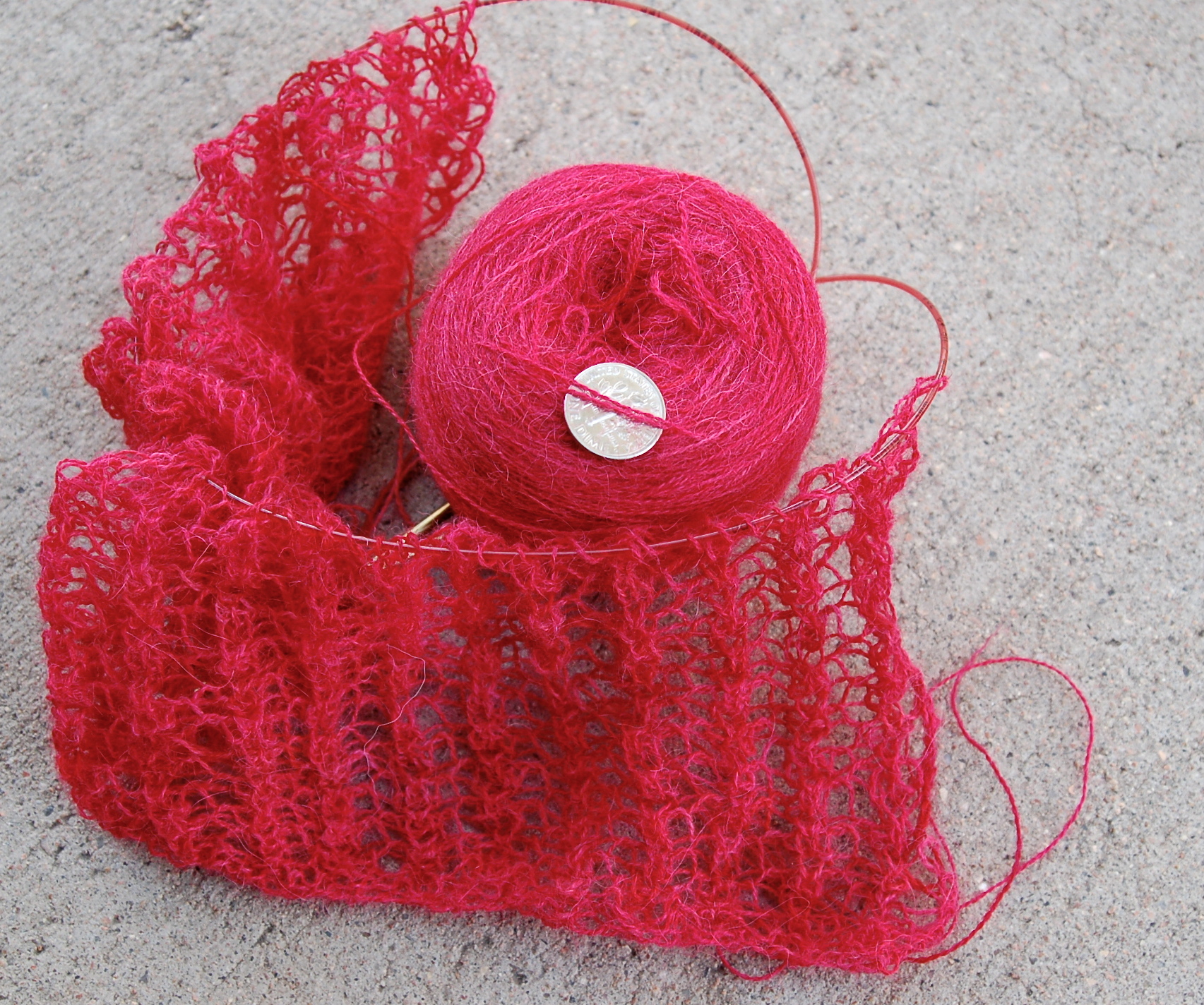 Gossamer Hand-dyed lace knitting yarn